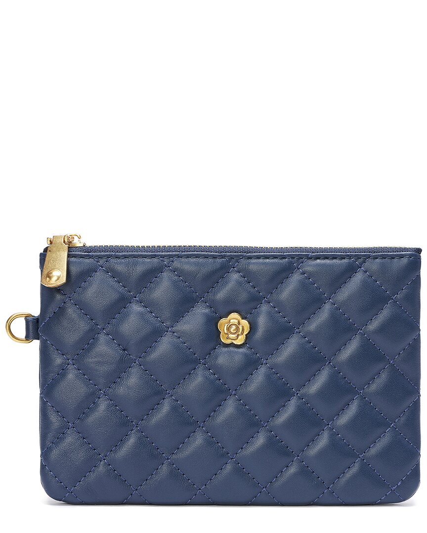 Tiffany & Fred Paris Quilted Leather Pouch