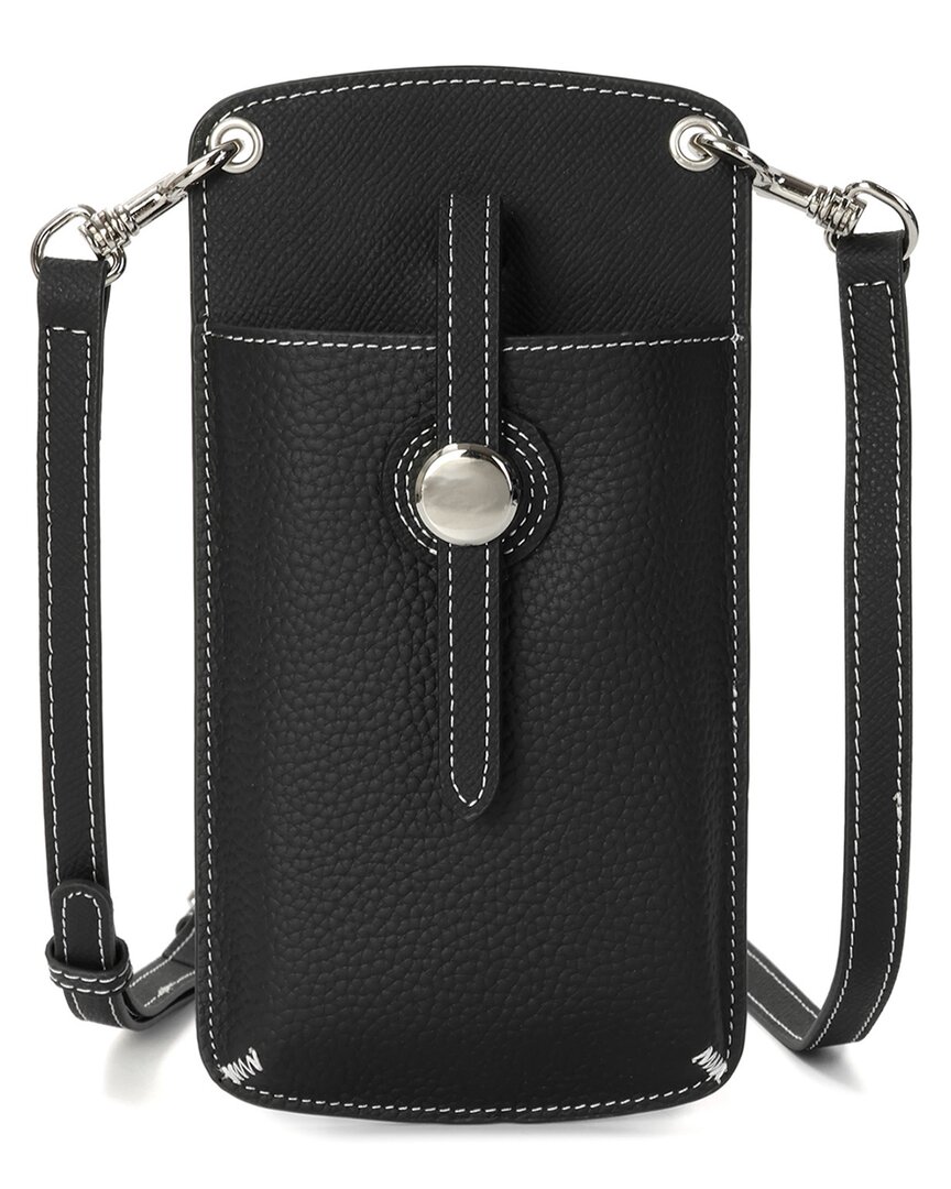 Tiffany & Fred Paris Grained Leather Phone Bag