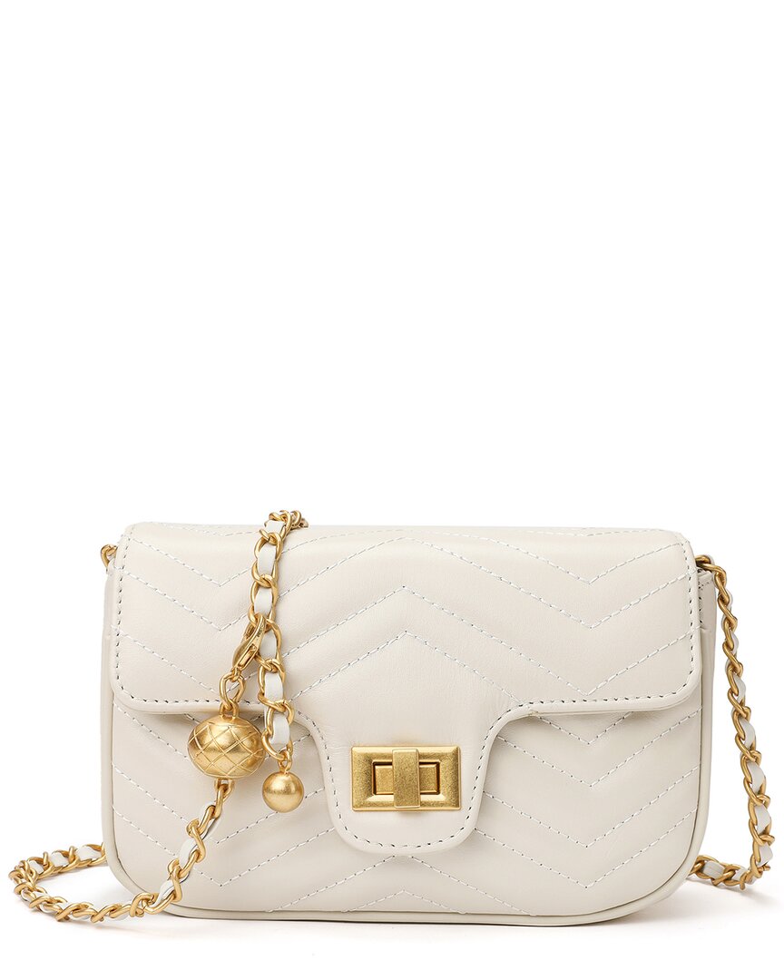 Tiffany & Fred Paris Canvas & Leather Satchel Shoulder Bag