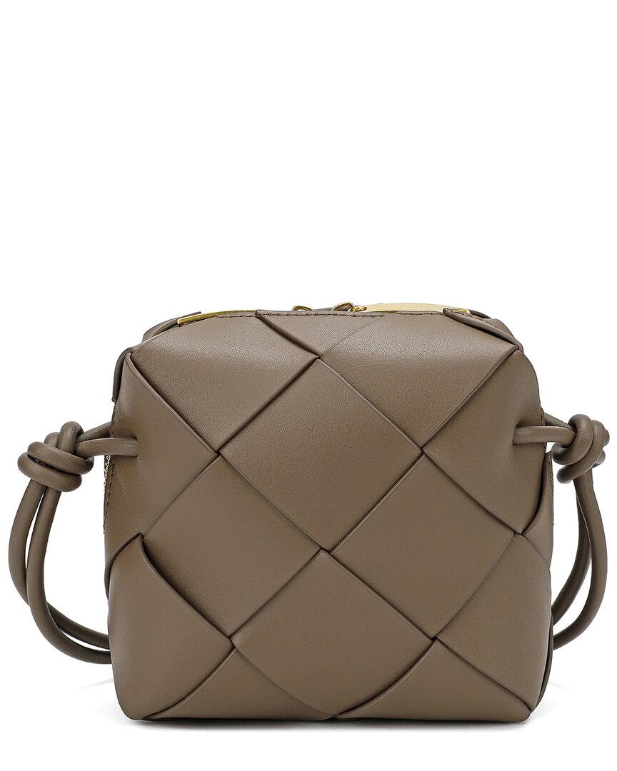 Tiffany & Fred Paris Quilted Smooth Leather Crossbody