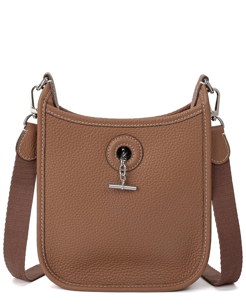 Tiffany & Fred Paris Top-grained Leather Crossbody