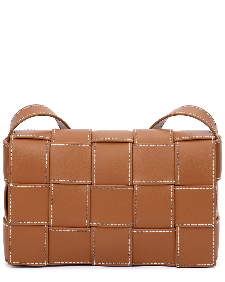 Tiffany & Fred Paris Woven Leather Crossbody