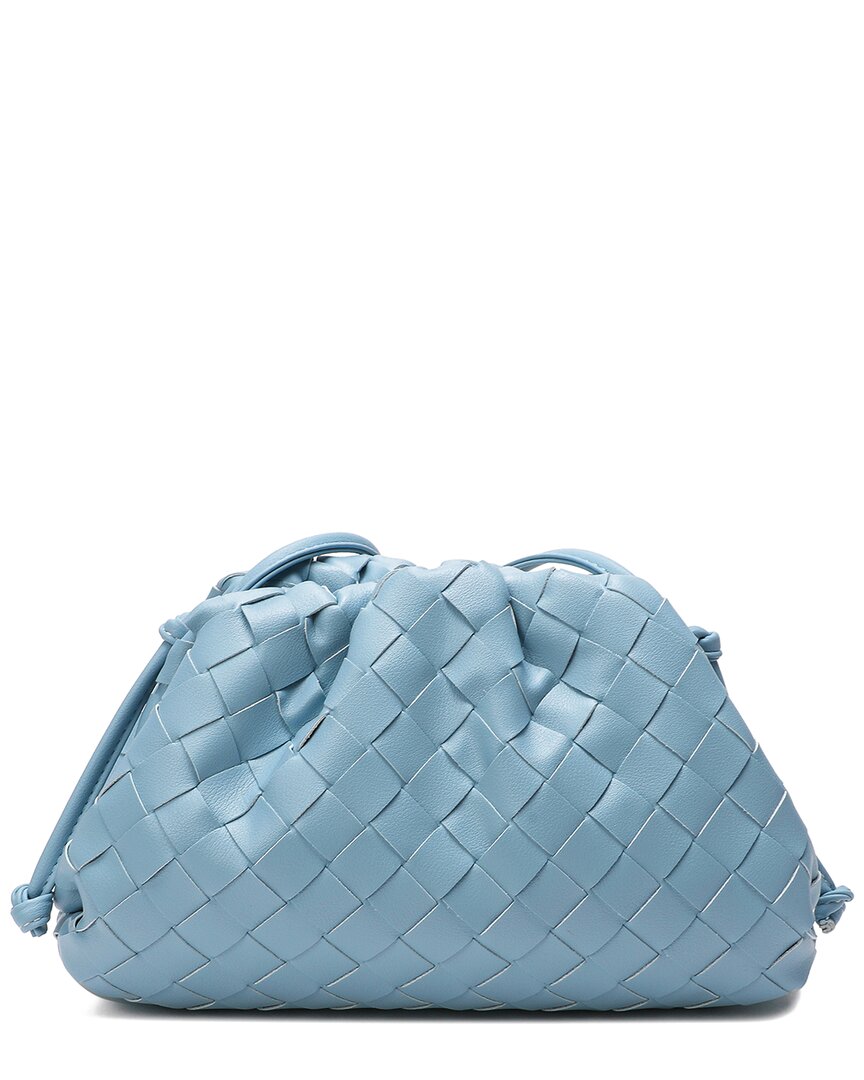 Tiffany & Fred Paris Woven Leather Pouch Shoulder Bag