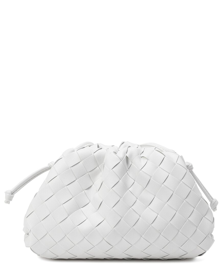 Tiffany & Fred Paris Woven Leather Pouch Shoulder Bag