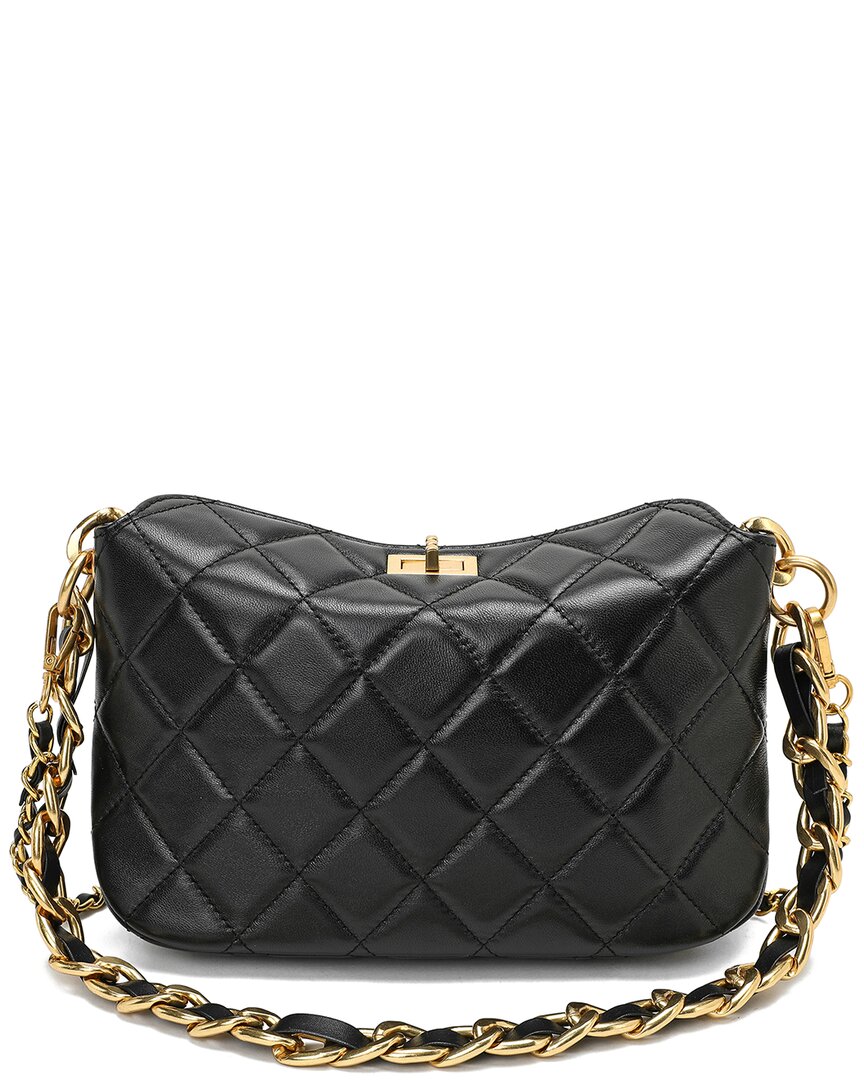 Tiffany & Fred Paris Quilted Leather Shoulder Bag