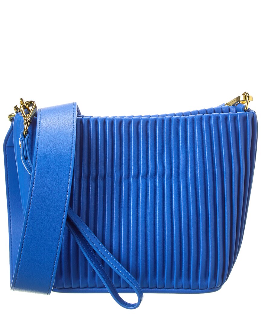 Tiffany & Fred Paris Pleated Leather Shoulder Bag