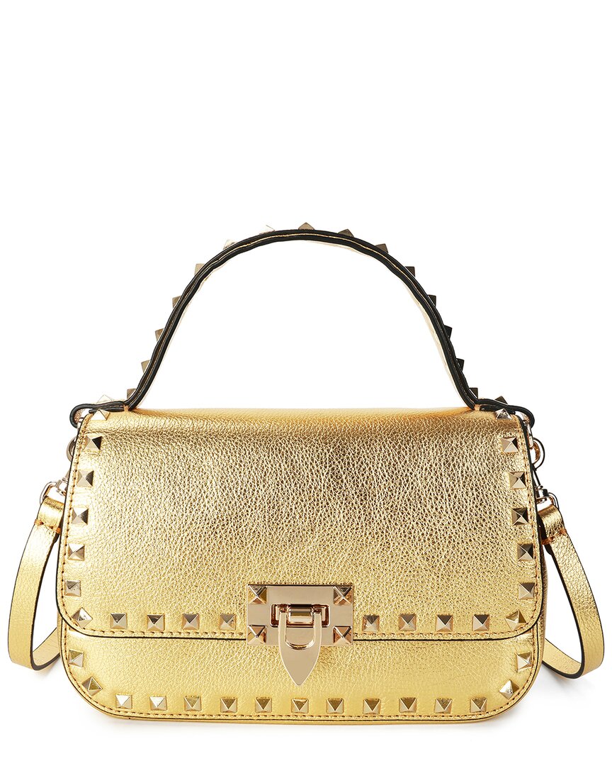 Tiffany & Fred Paris Studded Leather Crossbody