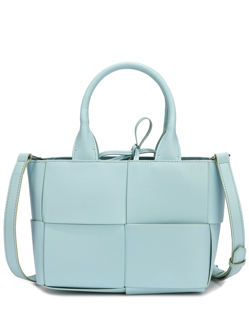 Tiffany & Fred Paris Woven Leather Crossbody