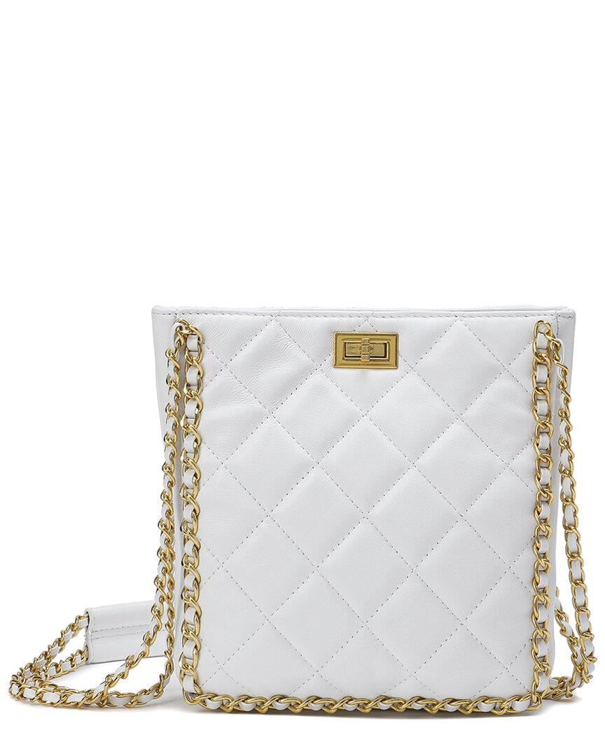 Tiffany & Fred Paris Quilted Leather Shoulder Bag