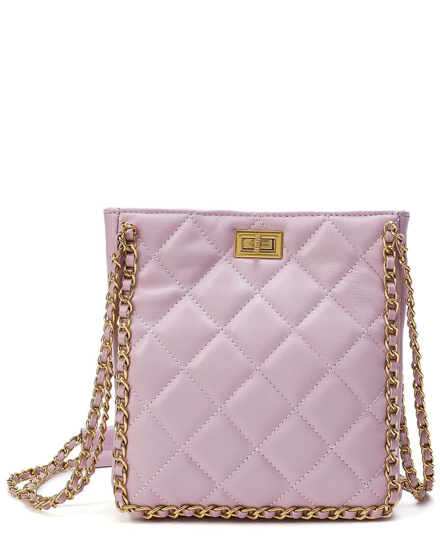 Tiffany & Fred Paris Quilted Leather Shoulder Bag