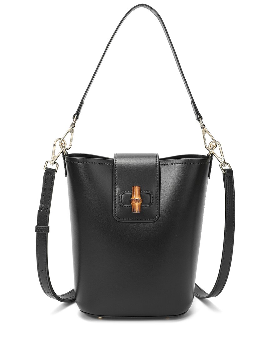 Tiffany & Fred Paris Smooth Leather Shoulder Hobo Bag