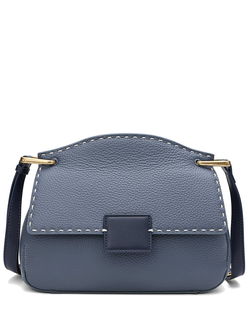 Tiffany & Fred Paris Full-grain Leather Crossbody