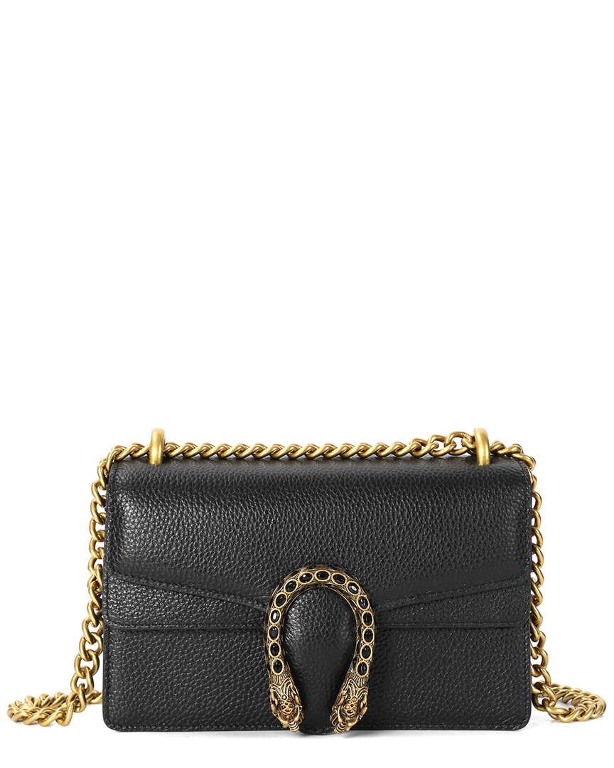 Tiffany & Fred Paris Crystal Dragon Leather Crossbody