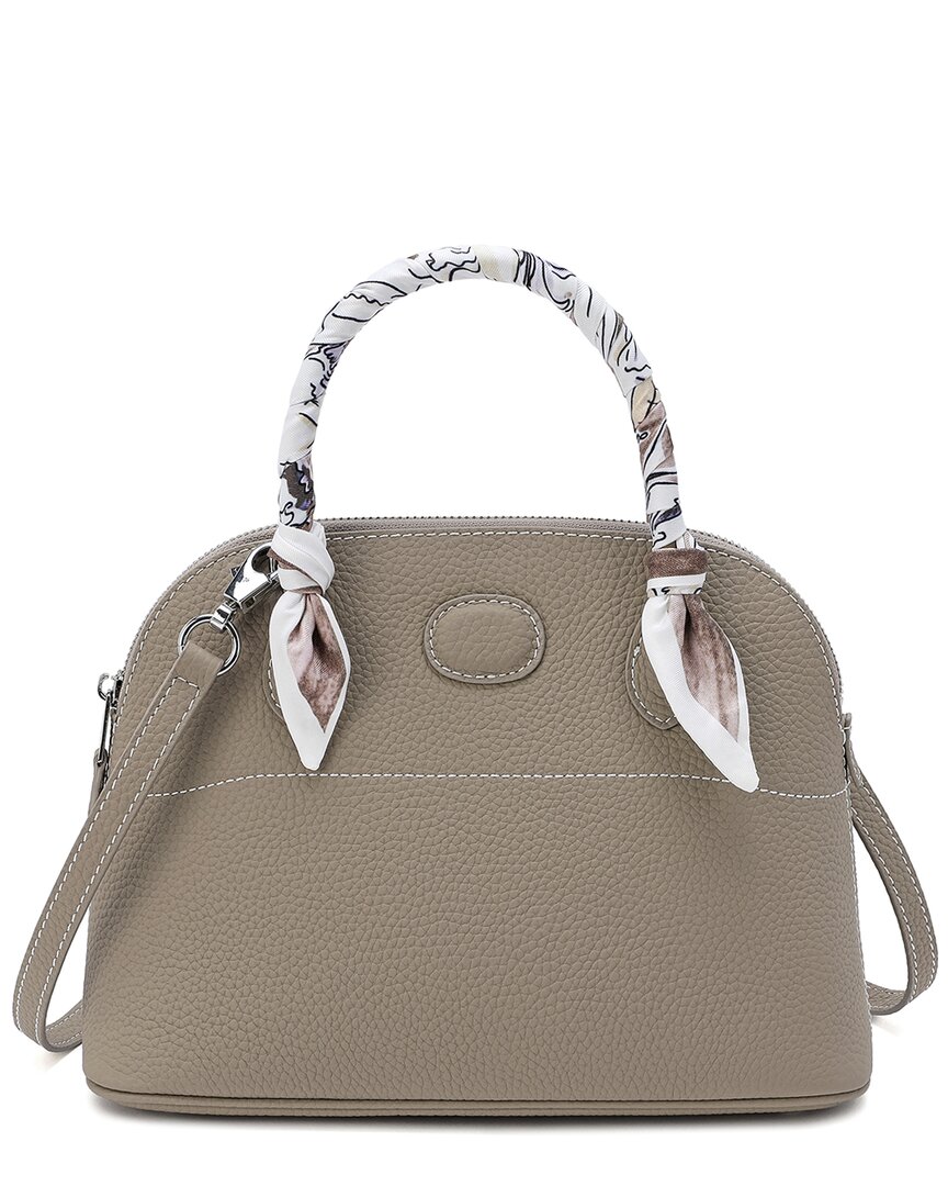 Tiffany & Fred Paris Top-grain Leather Satchel