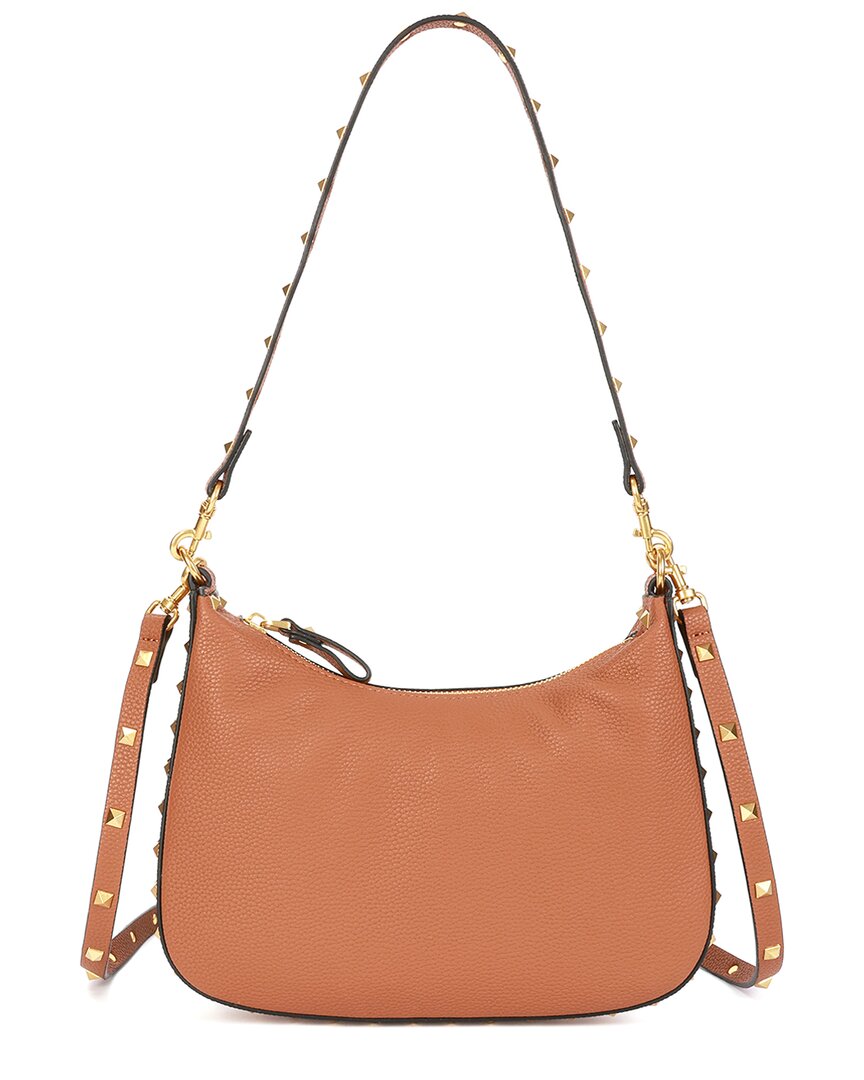 Tiffany & Fred Paris Top-grain Leather Studded Crossbody