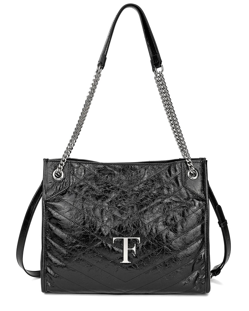 Tiffany & Fred Paris Oil-waxed Leather Tote