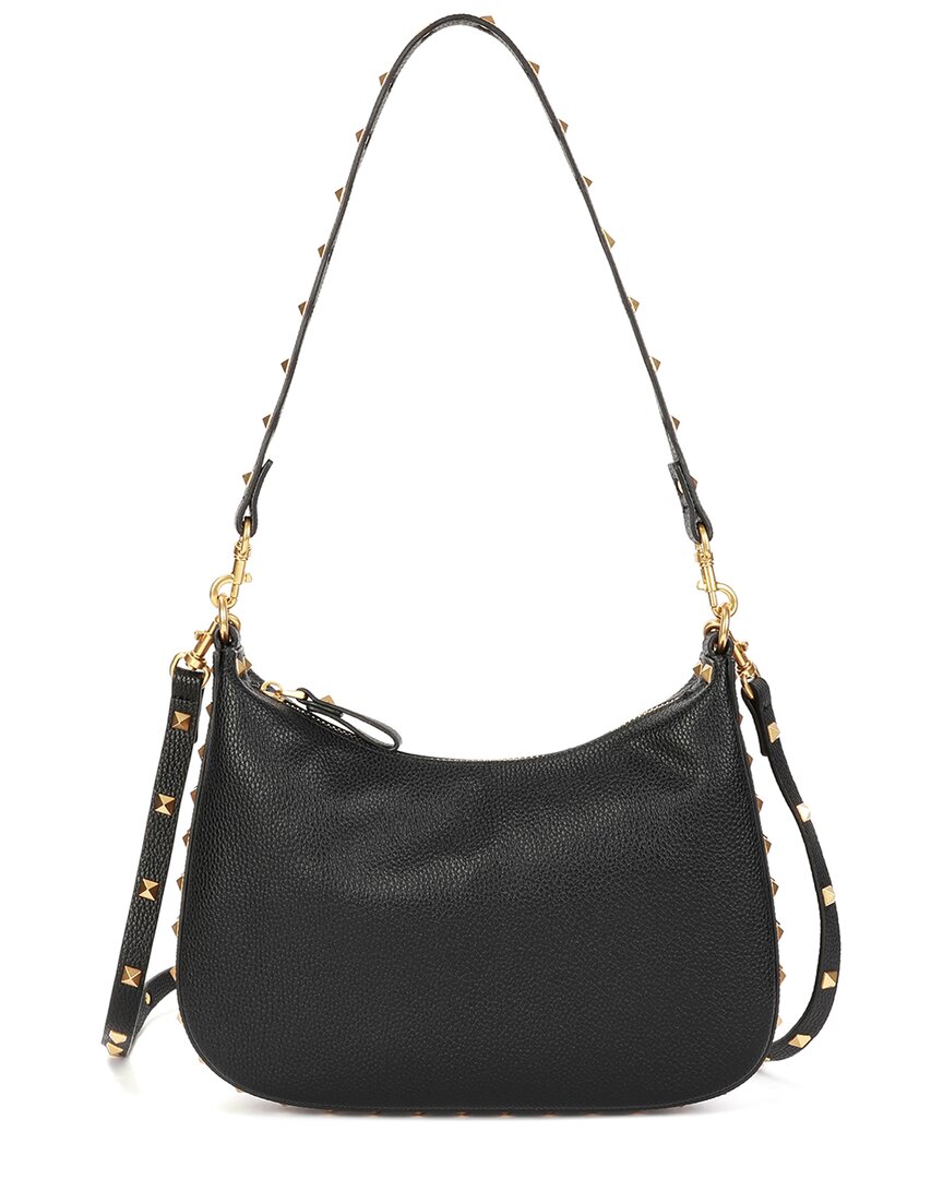 Tiffany & Fred Paris Top-grain Leather Studded Crossbody