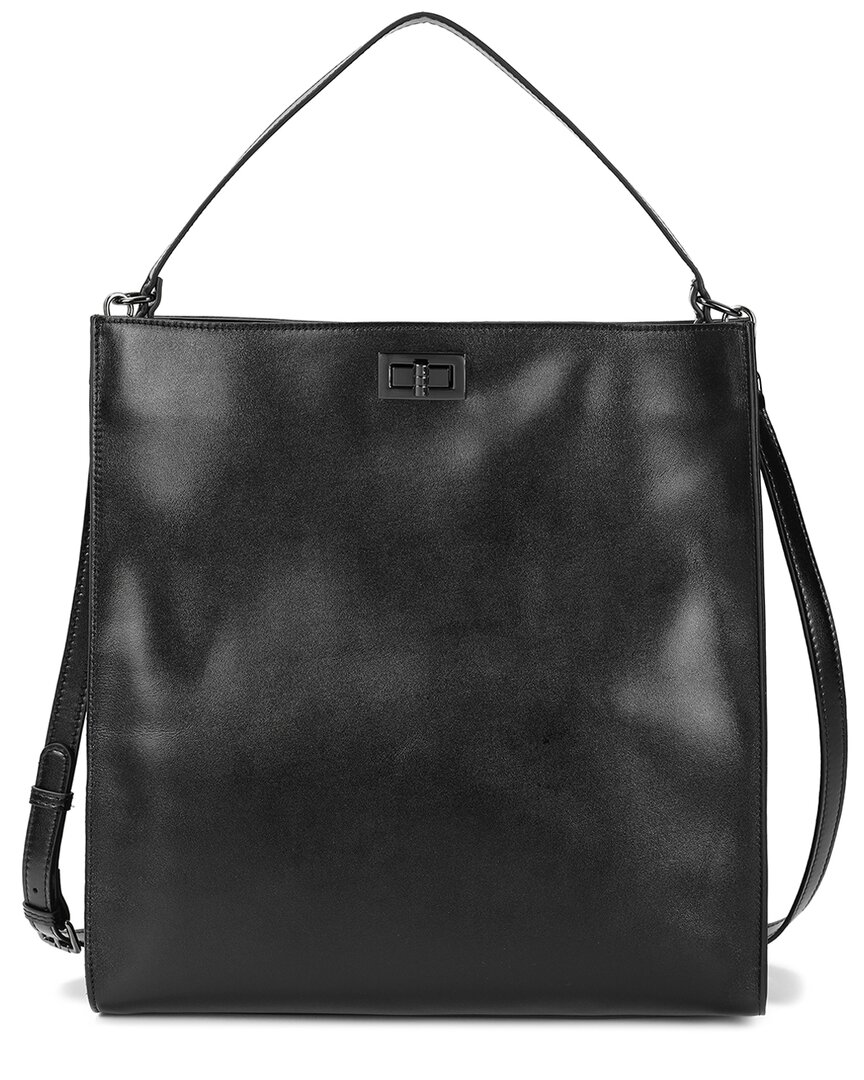 Tiffany & Fred Paris Shiny Leather Tote