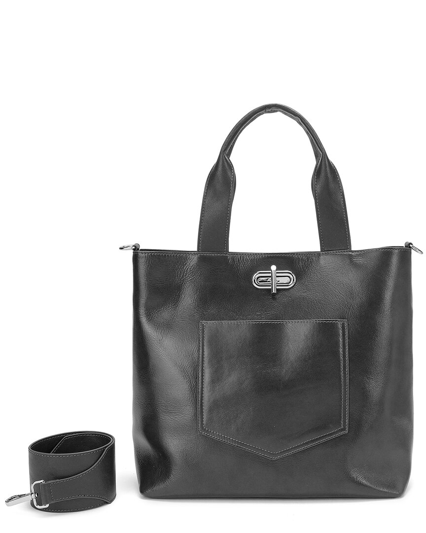 Tiffany & Fred Paris Oily Leather Shoulder Bag