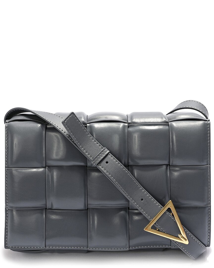 Tiffany & Fred Paris Puffy Leather Messenger Bag
