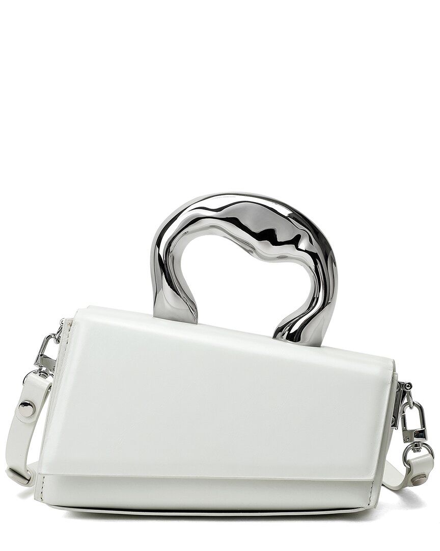 Tiffany & Fred Paris Large Woven Leather Crossbody