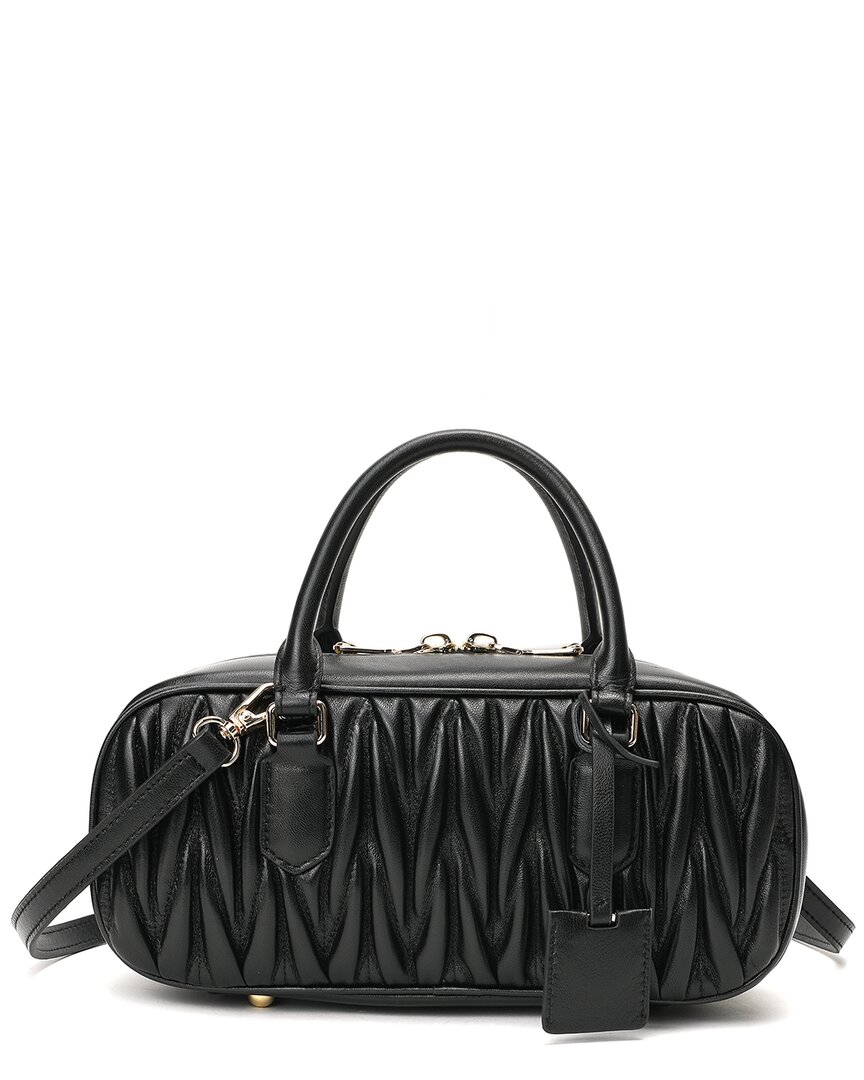 Tiffany & Fred Paris Quilted Leather Satchel