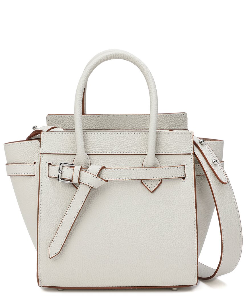 Tiffany & Fred Paris Leather Satchel Messenger Bag