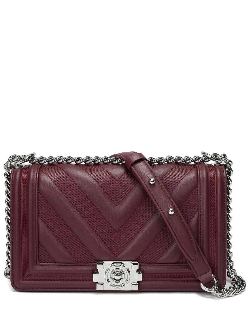 Tiffany & Fred Paris Quilted Leather Messenger Bag
