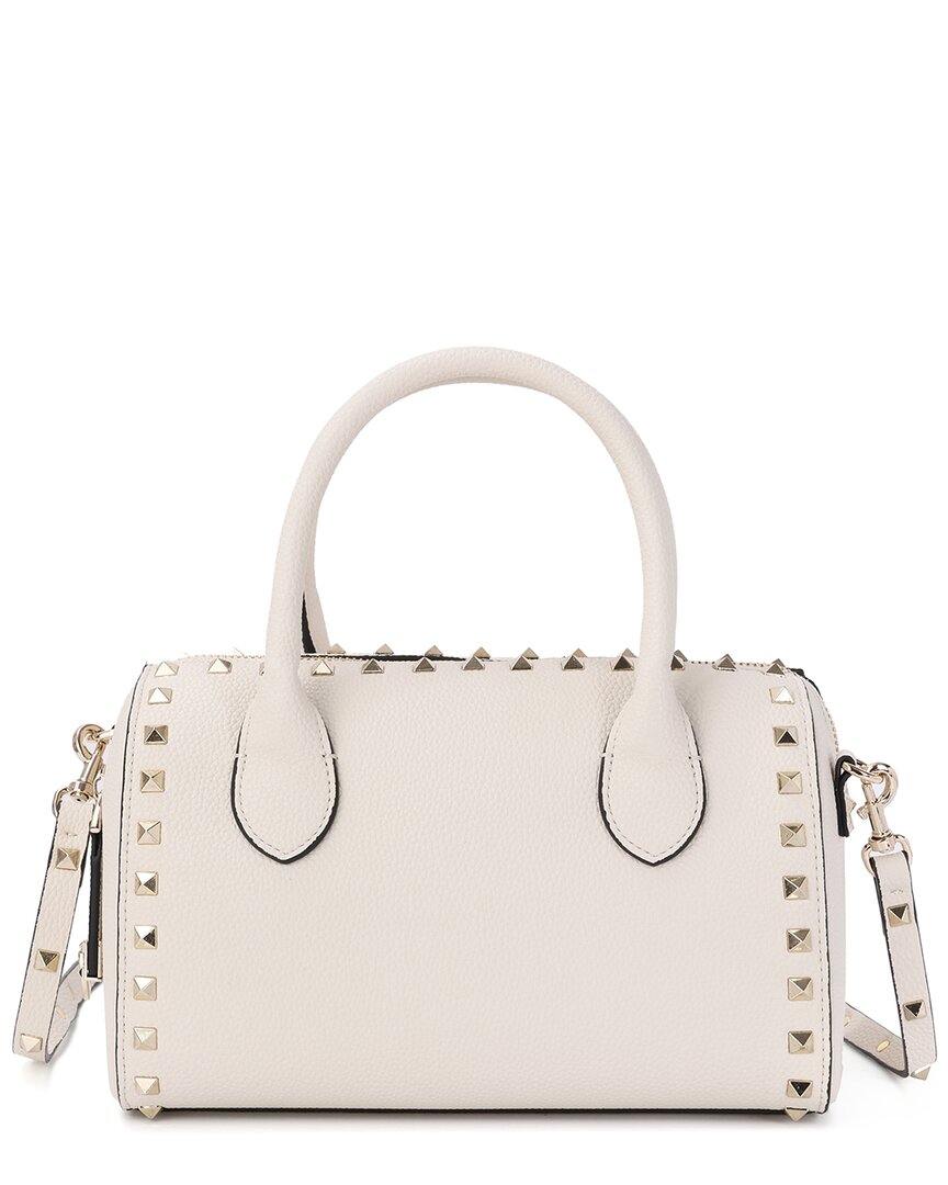 Tiffany & Fred Paris Studded Leather Bowling Bag