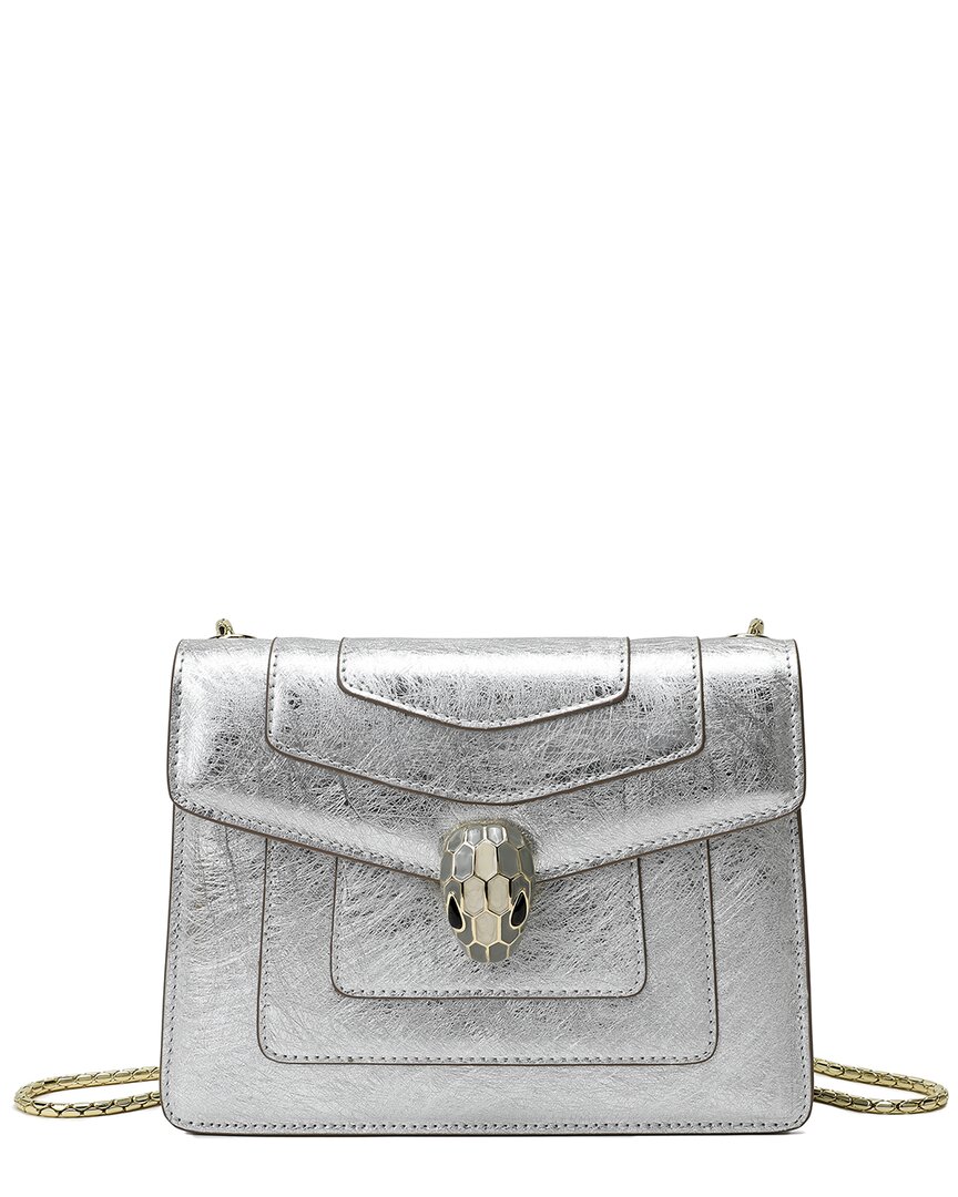 Tiffany & Fred Paris Top-grain Saffiano Leather Crossbody