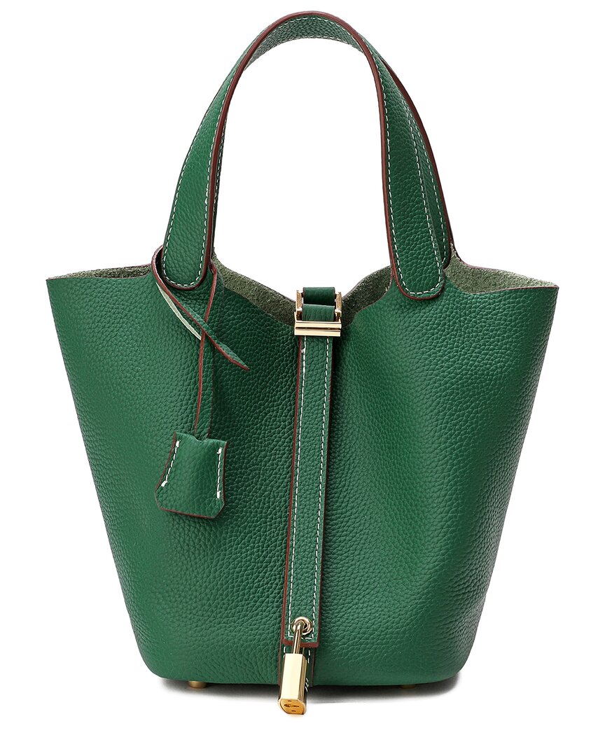 Tiffany & Fred Paris Leather Top Handle Satchel