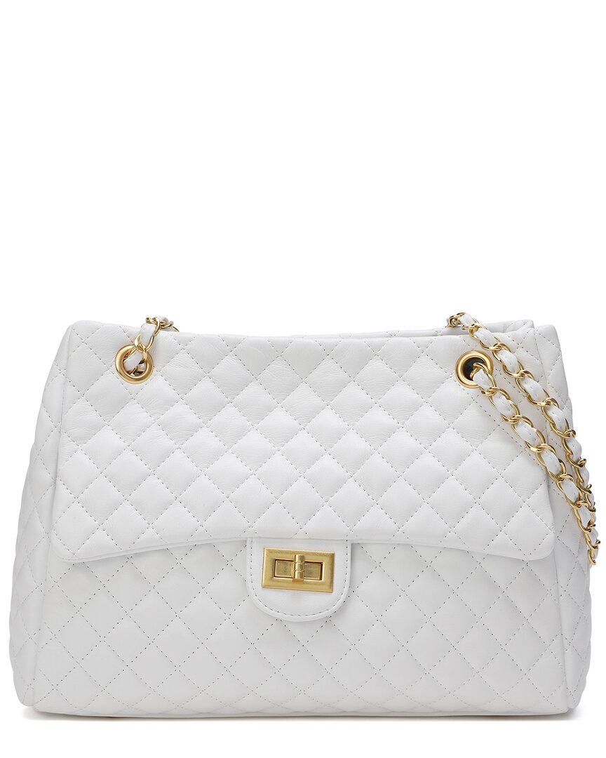 Tiffany & Fred Paris Quilted Leather Tote