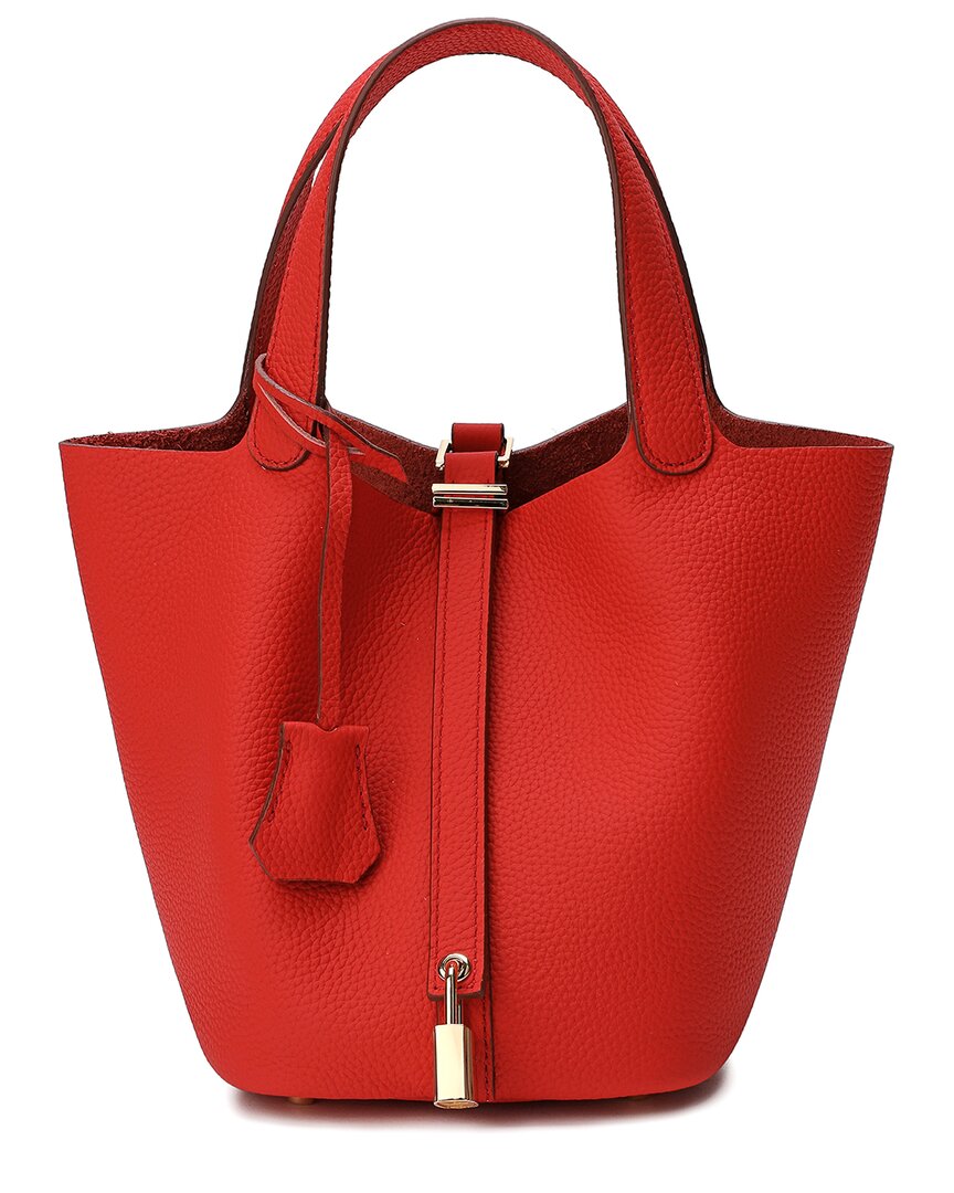 Tiffany & Fred Paris Leather Top Handle Satchel