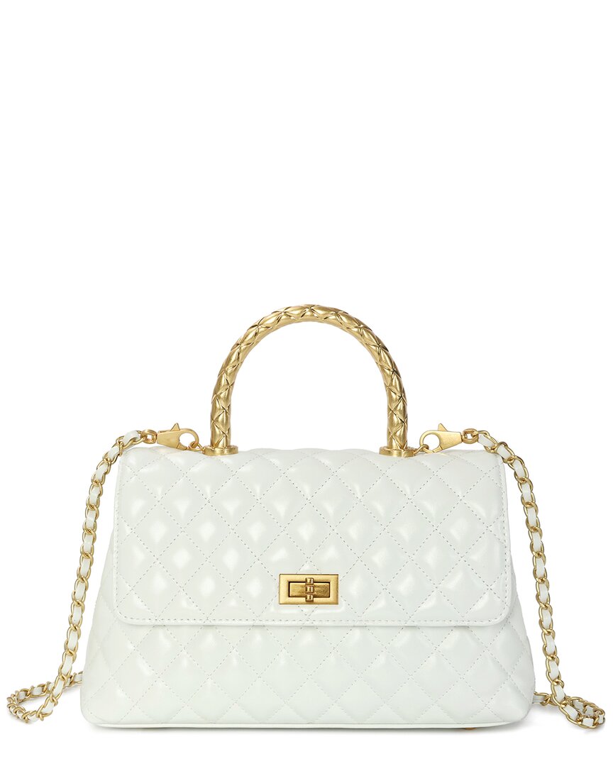 Tiffany & Fred Paris Quilted Leather Satchel