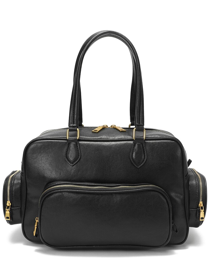 Tiffany & Fred Paris Large Leather Satchel