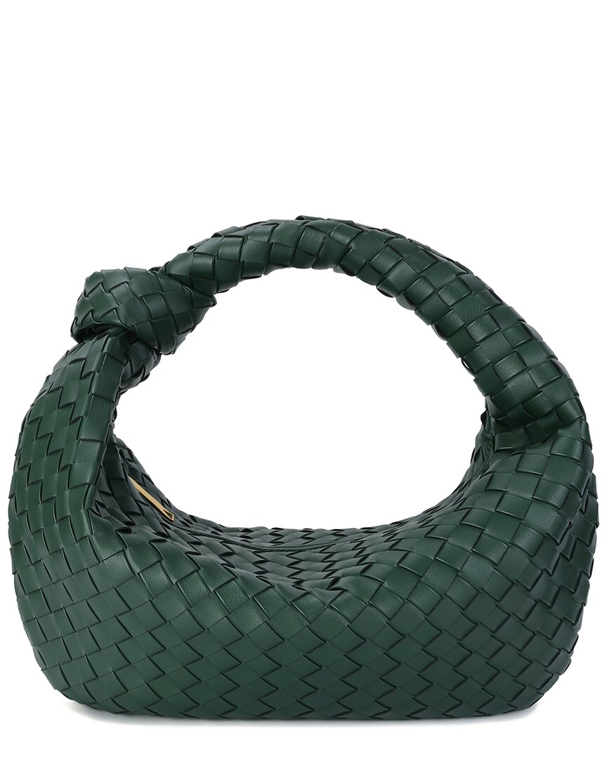 Tiffany & Fred Paris Large Hand-woven Leather Pouch