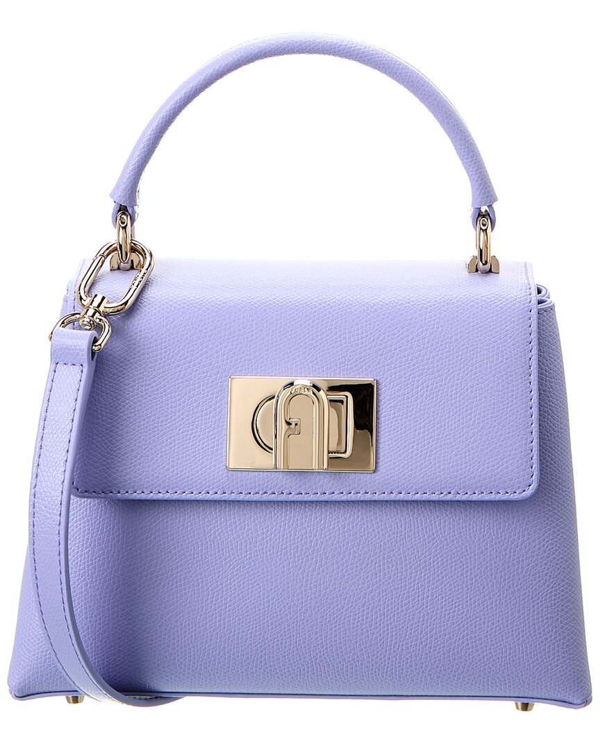 Furla 1927 Mini Top Handle Leather Satchel In Purple | ModeSens