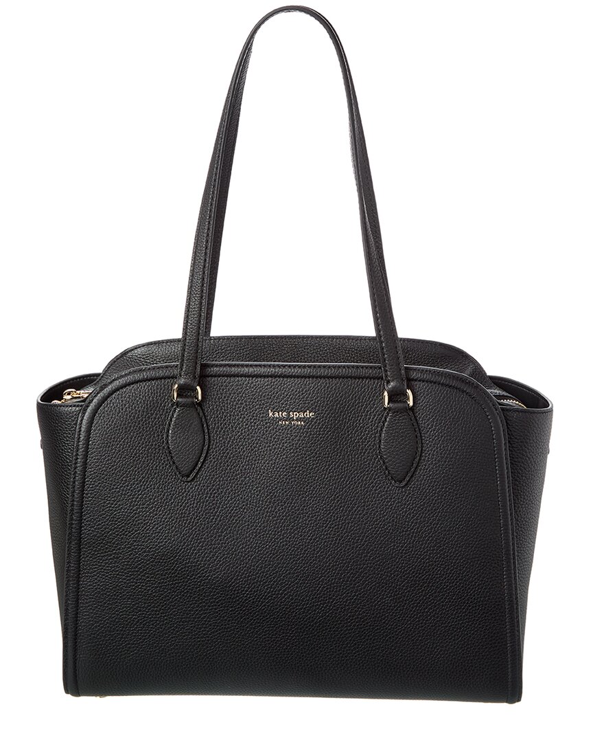 Kate Spade New York Taylor Pebbled Leather Tote In Black