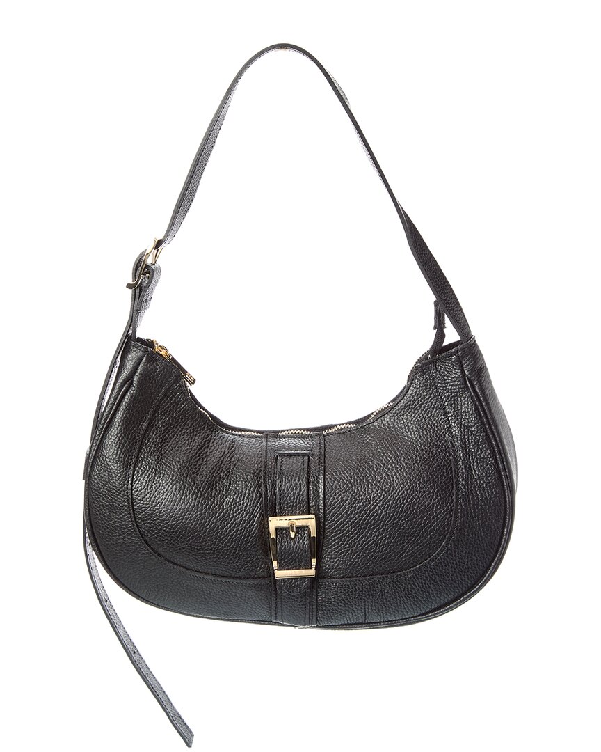 Persaman New York Imogen16 Leather Crossbody In Black