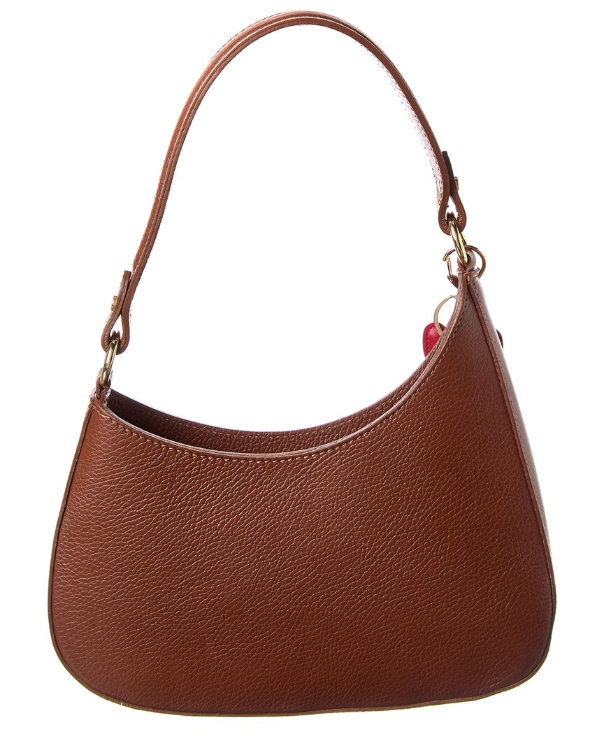 Persaman New York Sloane Leather Shoulder Bag In Brown