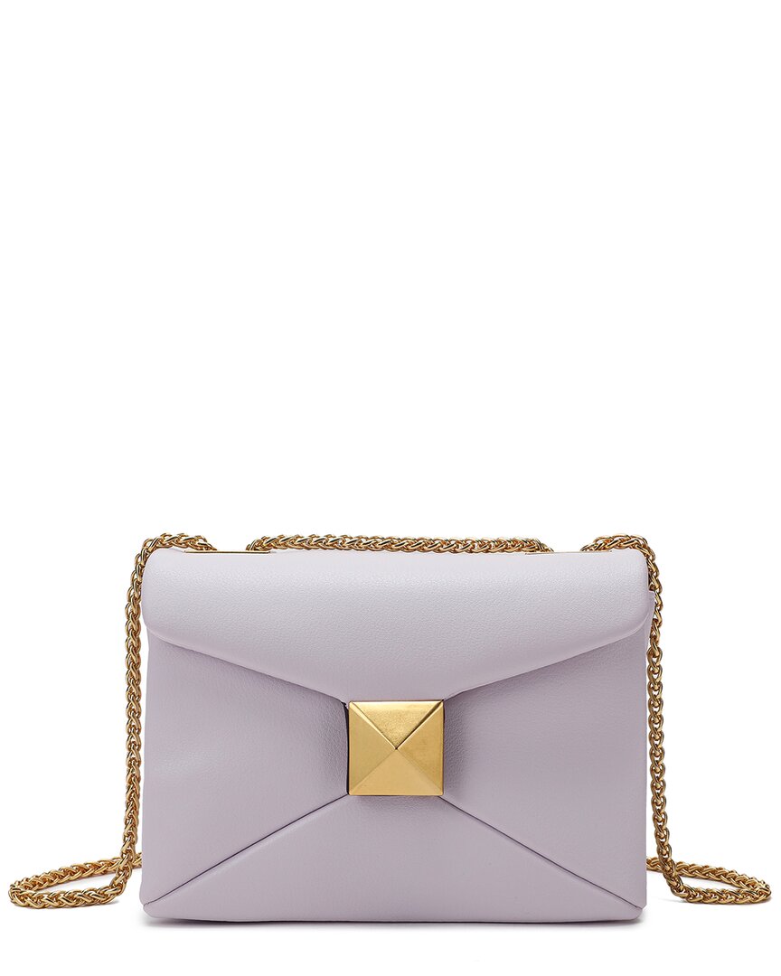 Tiffany & Fred Paris Smooth Leather Shoulder Bag In Pink