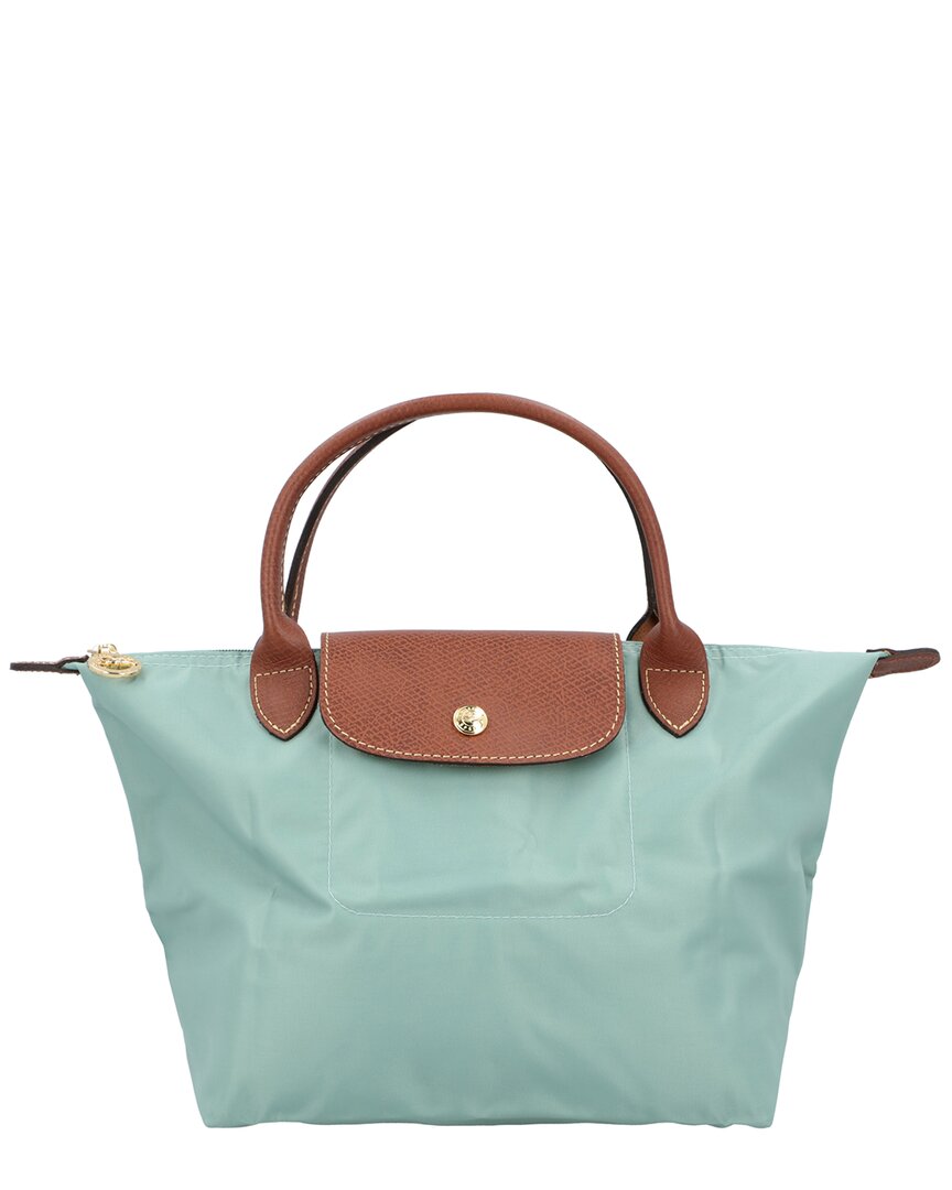 Longchamp Le Pliage Original Small Canvas Handbag In Green