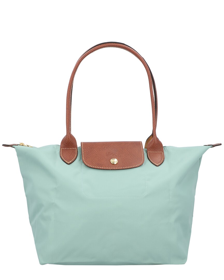 Longchamp Le Pliage Original Medium Canvas Tote In Green