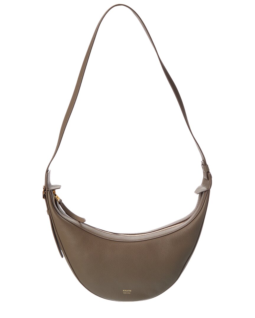 Khaite Elephant Small Augustina Crossbody Bag In Brown
