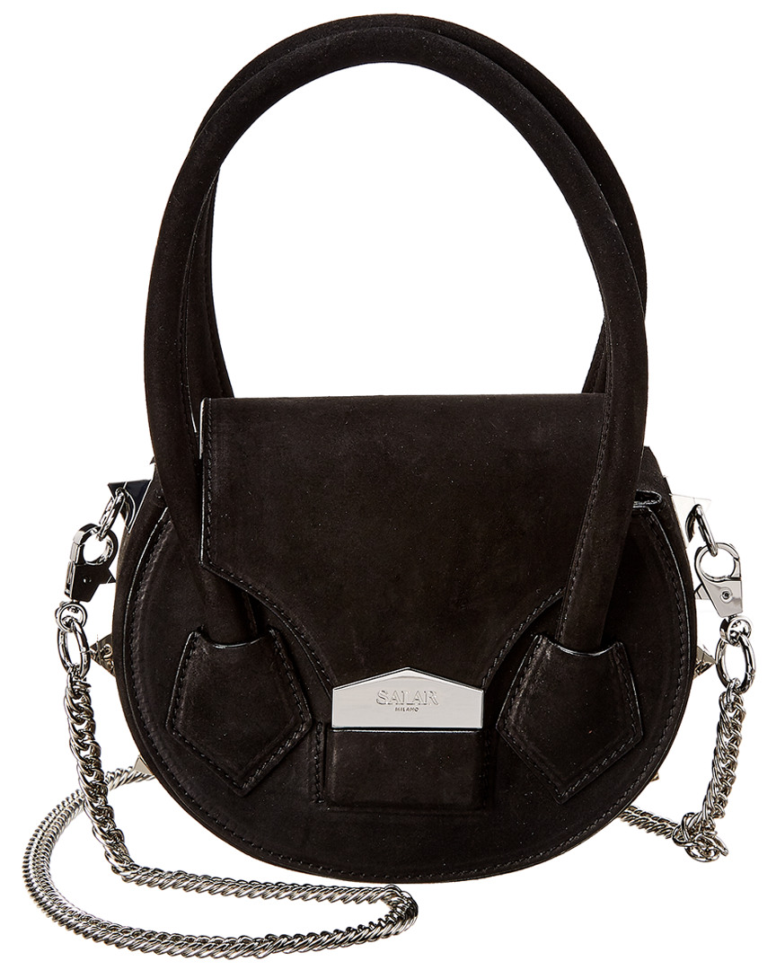 Image of Salar Milano Mimi Soft Suede Shoulder Bag