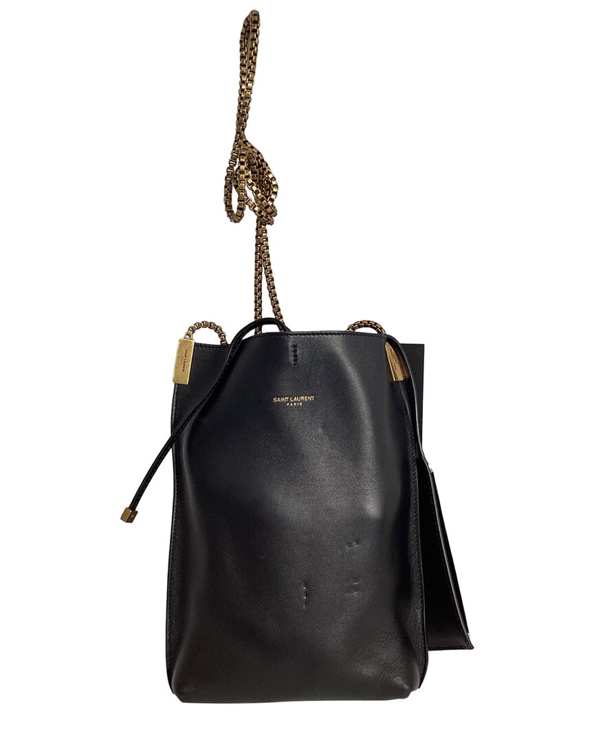 Saint Laurent Black Leather Suzanne Mini Shoulder Bag (authentic Pre-loved)