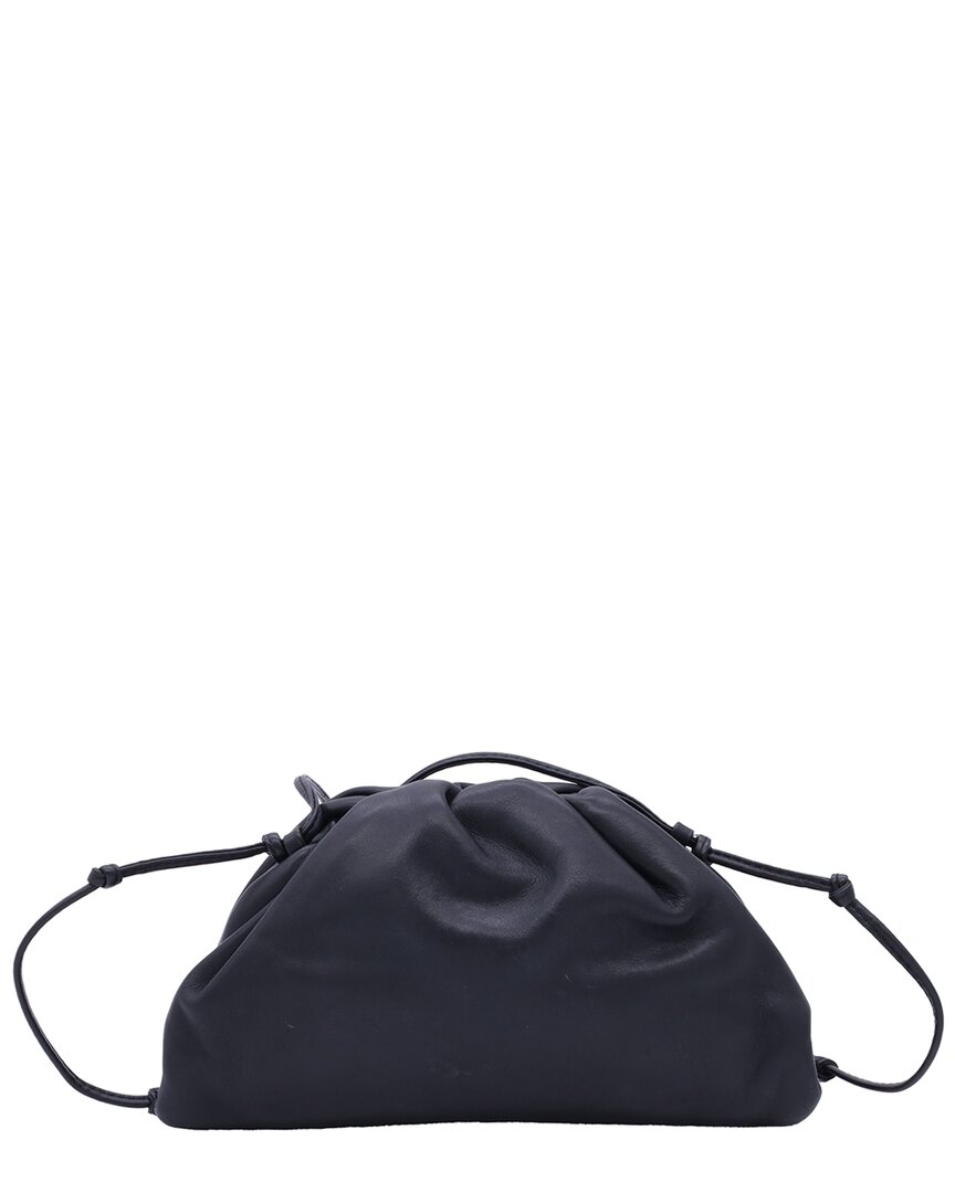 Bottega Veneta Black Leather Mini Pouch Shoulder Bag (authentic Pre-loved)