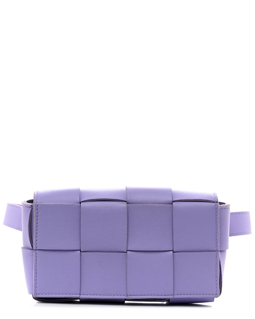 Bottega Veneta Wisteria Maxi Intrecciato Leather Padded The Belt Cassette Bag  (authentic Pre-loved)