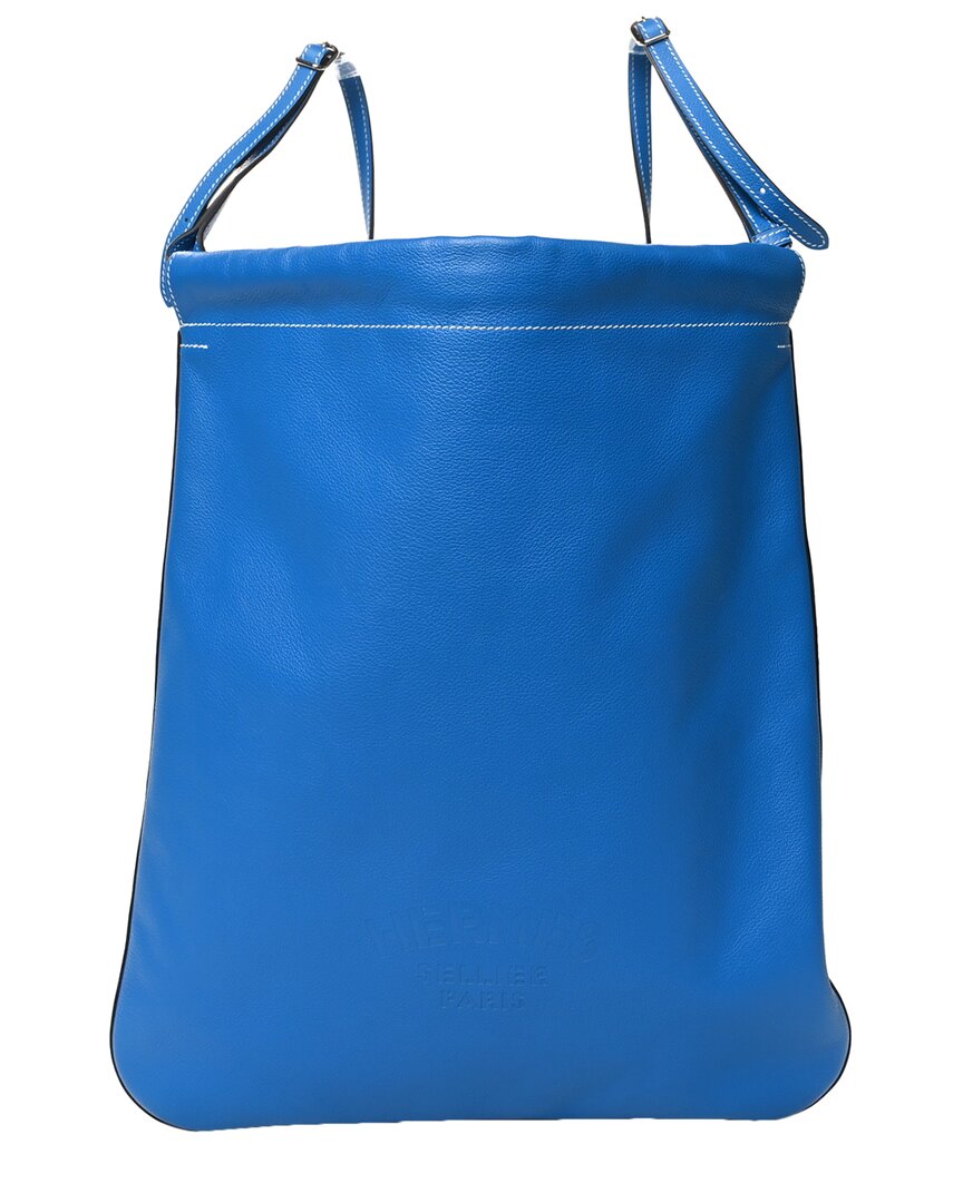 Pre-owned Hermes Hermès Hydra Calfskin Leather Cheri Bridado