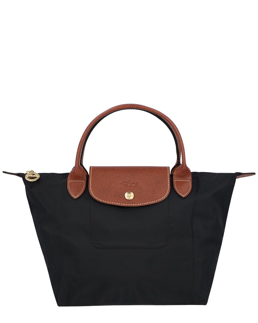 Longchamp Le Pliage Original Canvas Tote In Black